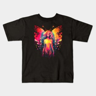 Psychedelic Angel #1 Kids T-Shirt